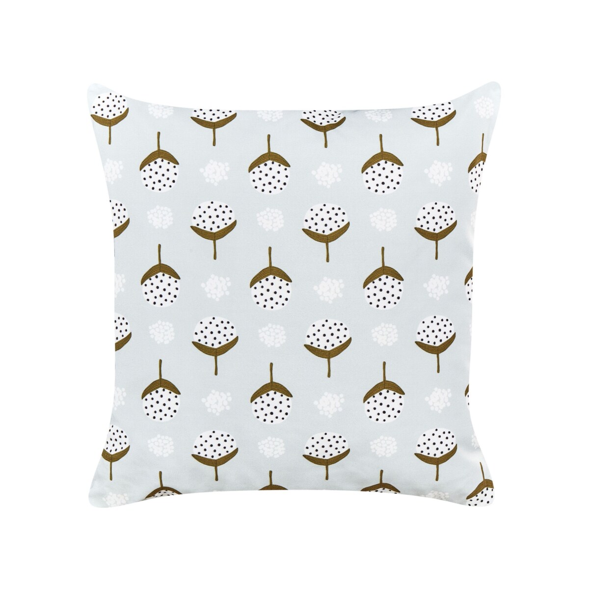 2 poduszki ogrodowe geometryczny wzór 45 x 45 cm jasnozielone CUNEO