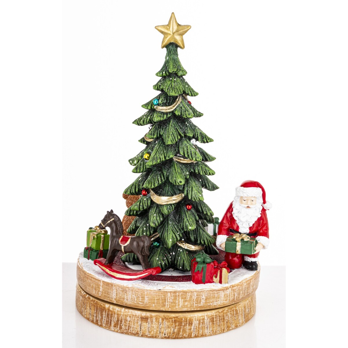 Dekoracja - choinka LED z pozytywką 25x15,5x15,5 cm PERI