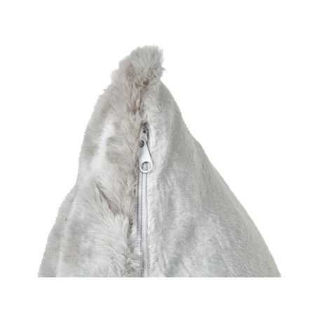 2 poduszki dekoracyjne włochacze 45 x 45 cm szare MACODES