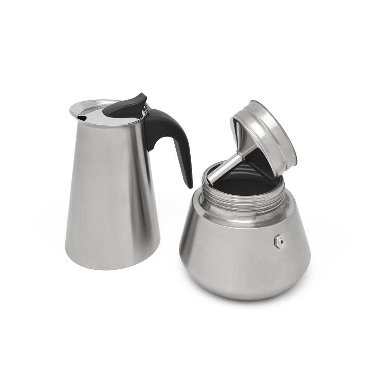 Kawiarka włoska Trevi 6 cups - stal matowa / Leopold Vienna