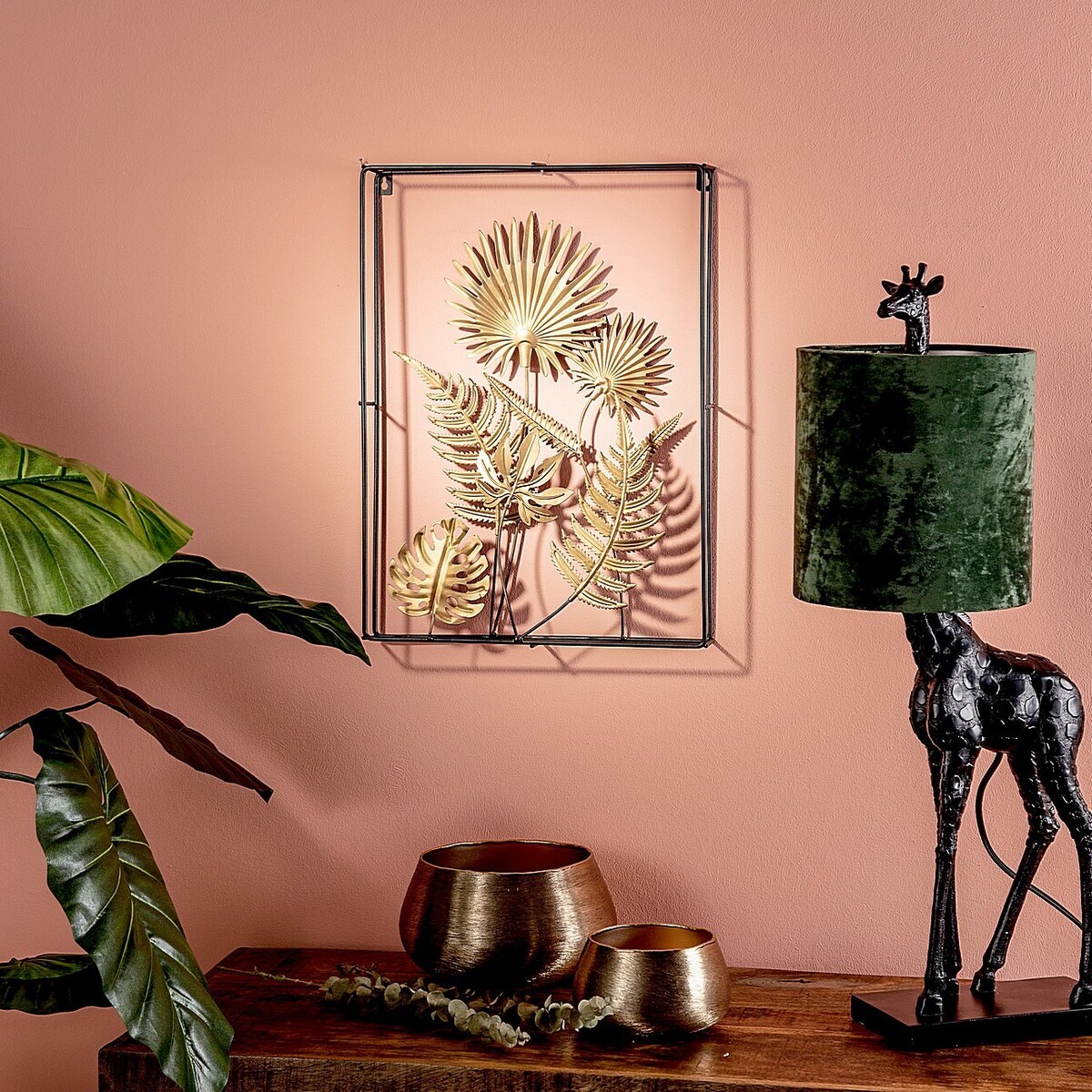 Dekoracja ścienna Ariana II, 34 x 5 x 46 cm