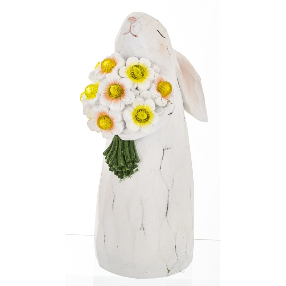 Dekoracja - LED króliczka z bukietem 26x9,5x14 cm piękny zapach