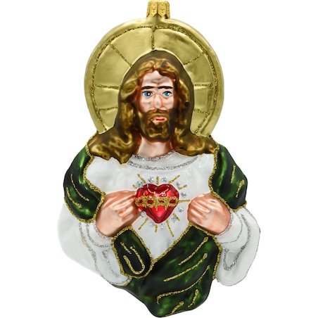 Bombka choinkowa: Jezus z Sercem