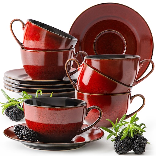 GAMBIA Zestaw kawowy 6 os. (12 el.)