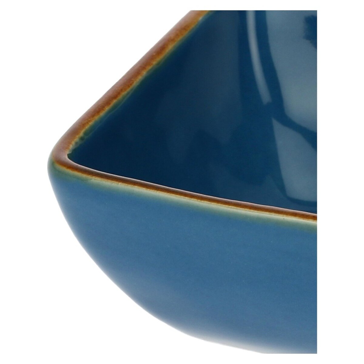 Zestaw 6 kwadratowych miseczek Concerto Blu Avio - Granatowy, 8 cm