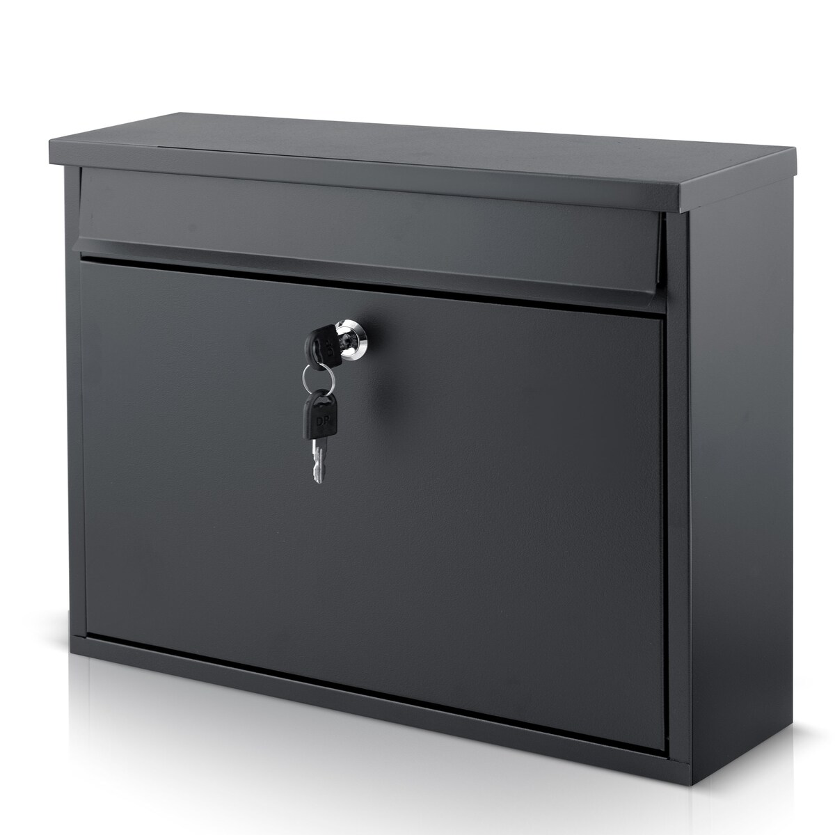 Skrzynka na listy Humberg pocztowa na bramę ogrodzenie czarna stalowa