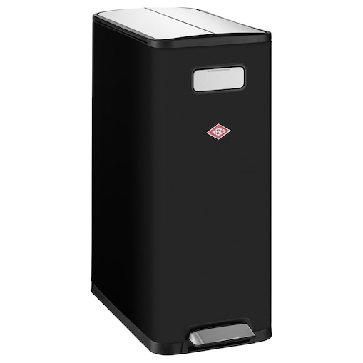 Kosz na śmieci czarny mat Big Double Master - Wesco