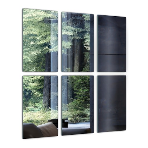 Płytki lustrzane 6 szt. 30x20 cm