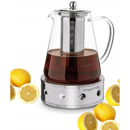 Dzbanek IMBRYK do herbaty z zaparzaczem podgrzewaczem 1,3 l na prezent mama