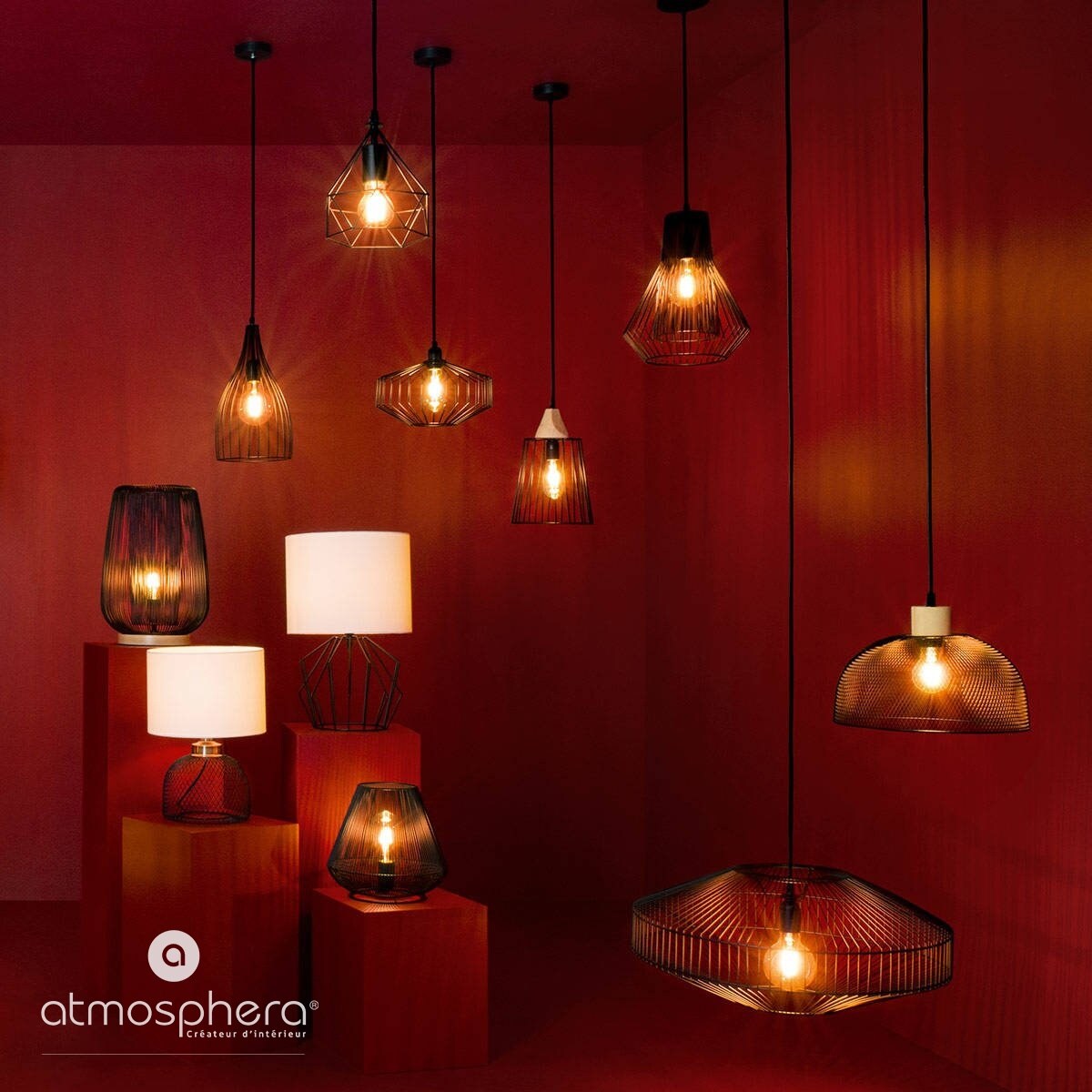 Lampa wisząca AZUR, Ø 30,5 cm