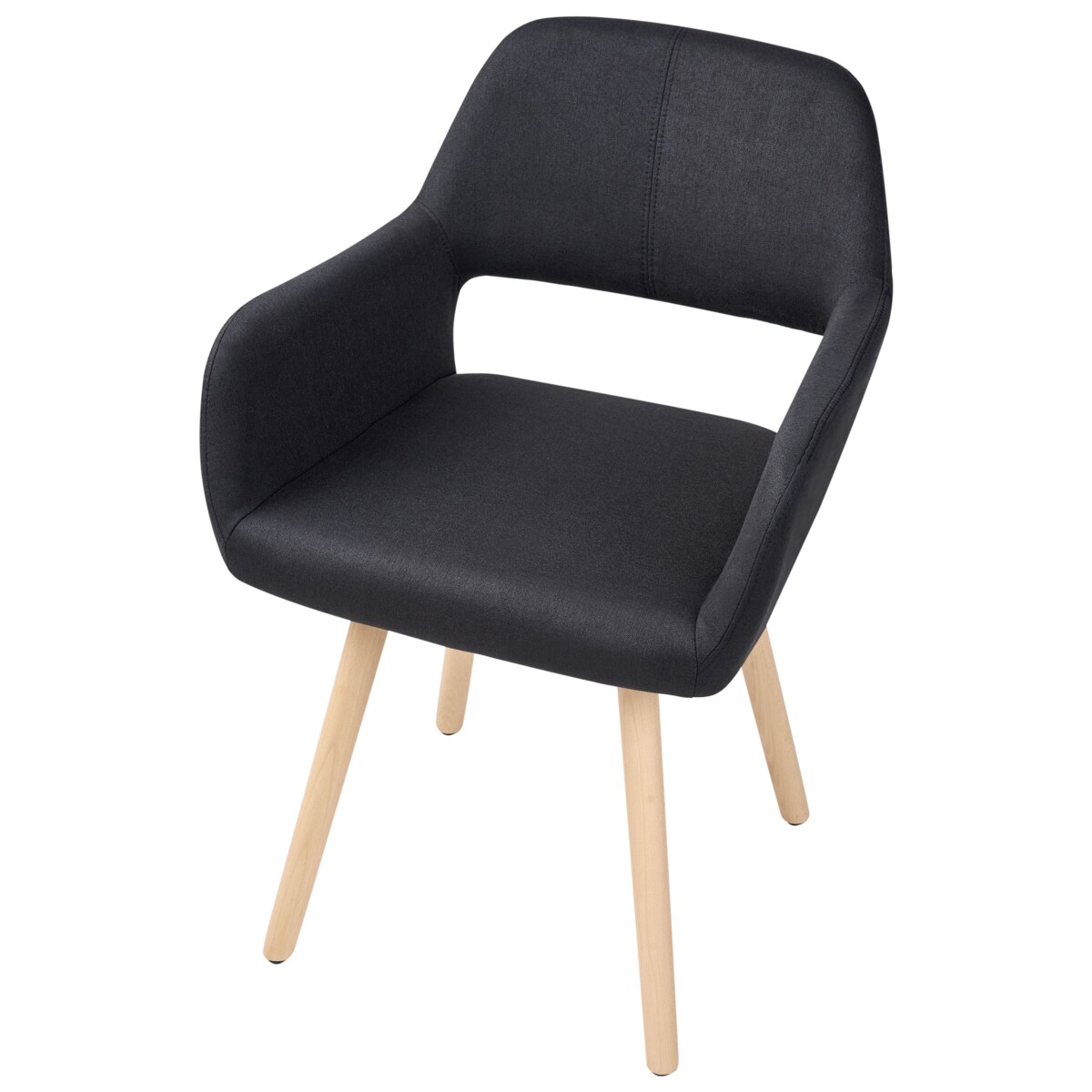 Zestaw 2 krzeseł do jadalni CHICAGO Czarny