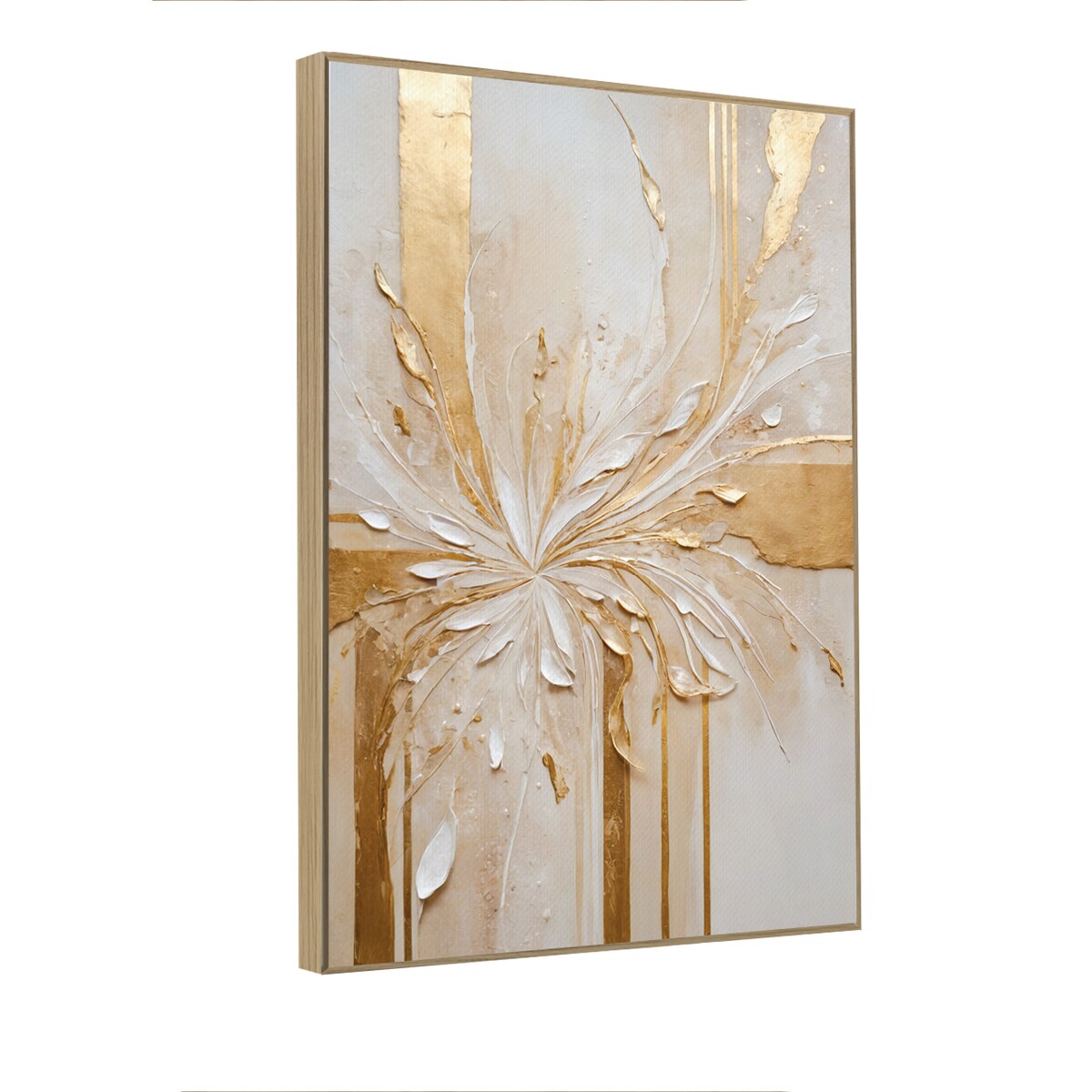 KNOR WALL ART obraz na płótnie w ramie canvas 60x90 Kwiat Światła