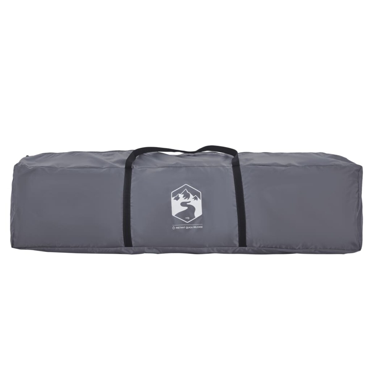 vidaXL Namiot rodzinny z przedsionkiem, 9-os., szaro-pomarańczowy