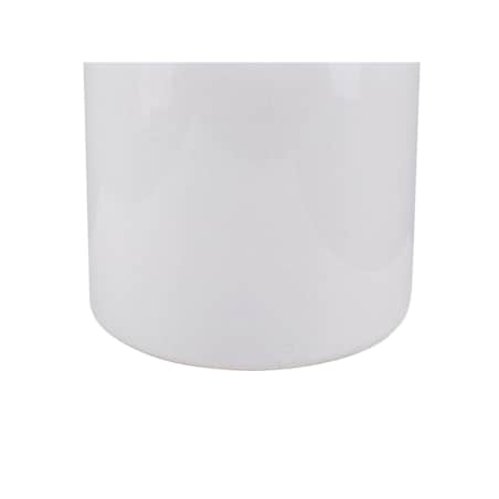 Wazon na kwiaty ceramiczny biały ANKON