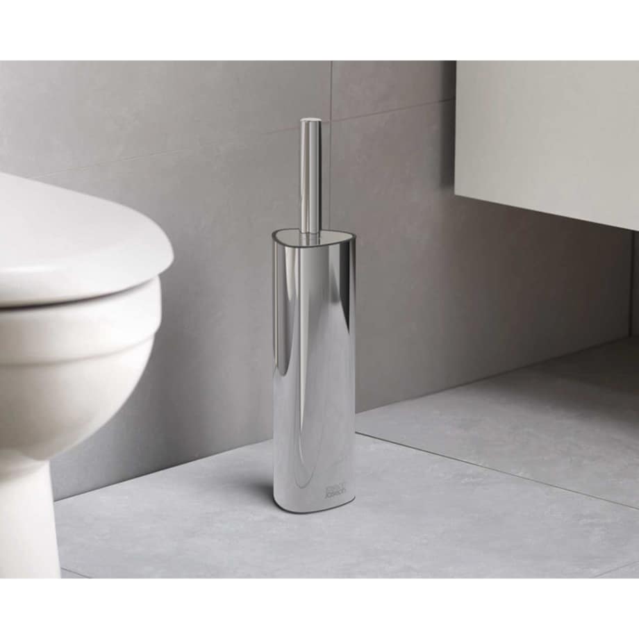 Szczotka toaletowa stalowa EasyStore Luxe, 43.7 x 9.4 x 9.2 cm, Joseph Joseph