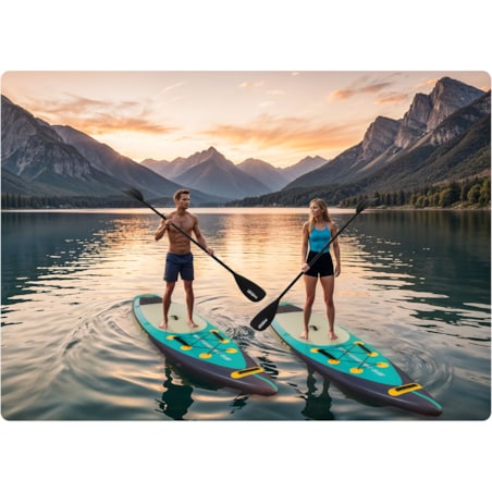 Deska SUP do pływania pompowana Paddle Reefbreak 350cm Neo-Sport ZESTAW