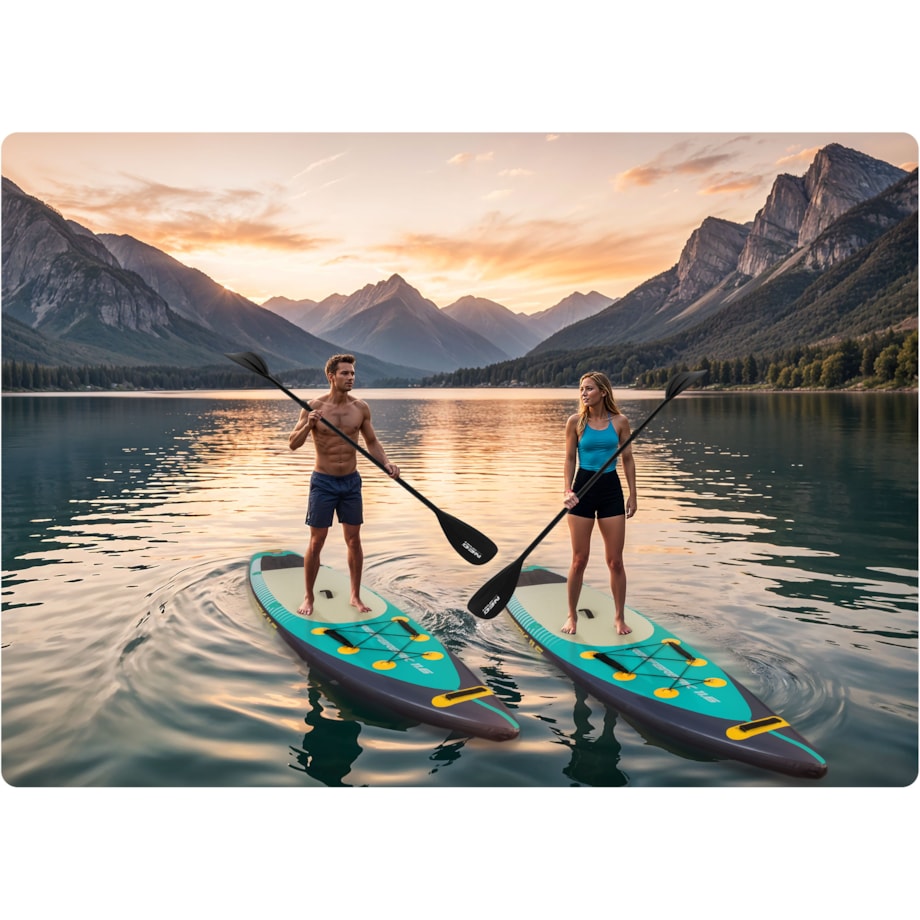 Deska SUP do pływania pompowana Paddle Reefbreak 350cm Neo-Sport ZESTAW