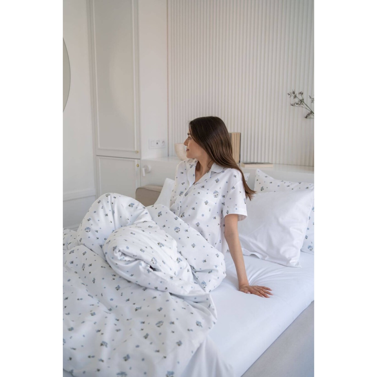 Piżama Niezapominajki krótka S