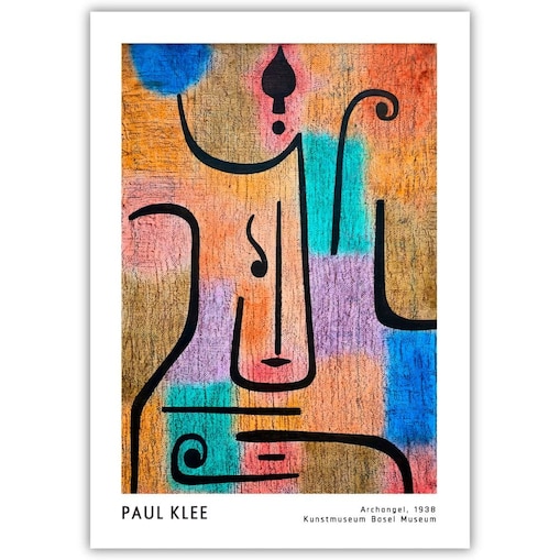 plakat paul klee archangel 50x70