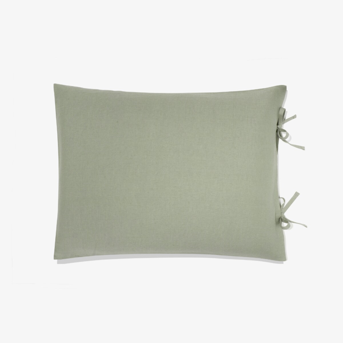 Poszewka lniana 45x60 zielona