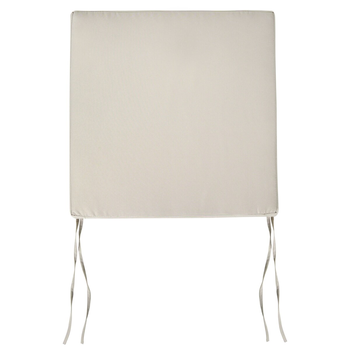 Zestaw 2 krzeseł ogrodowych z poduszkami SASSARI PREMIUM Certyfikowane drewno akacjowe Beżowoszary