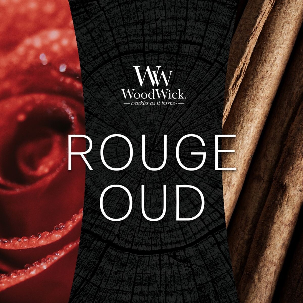 WoodWick świeca duża ROUGE OUD