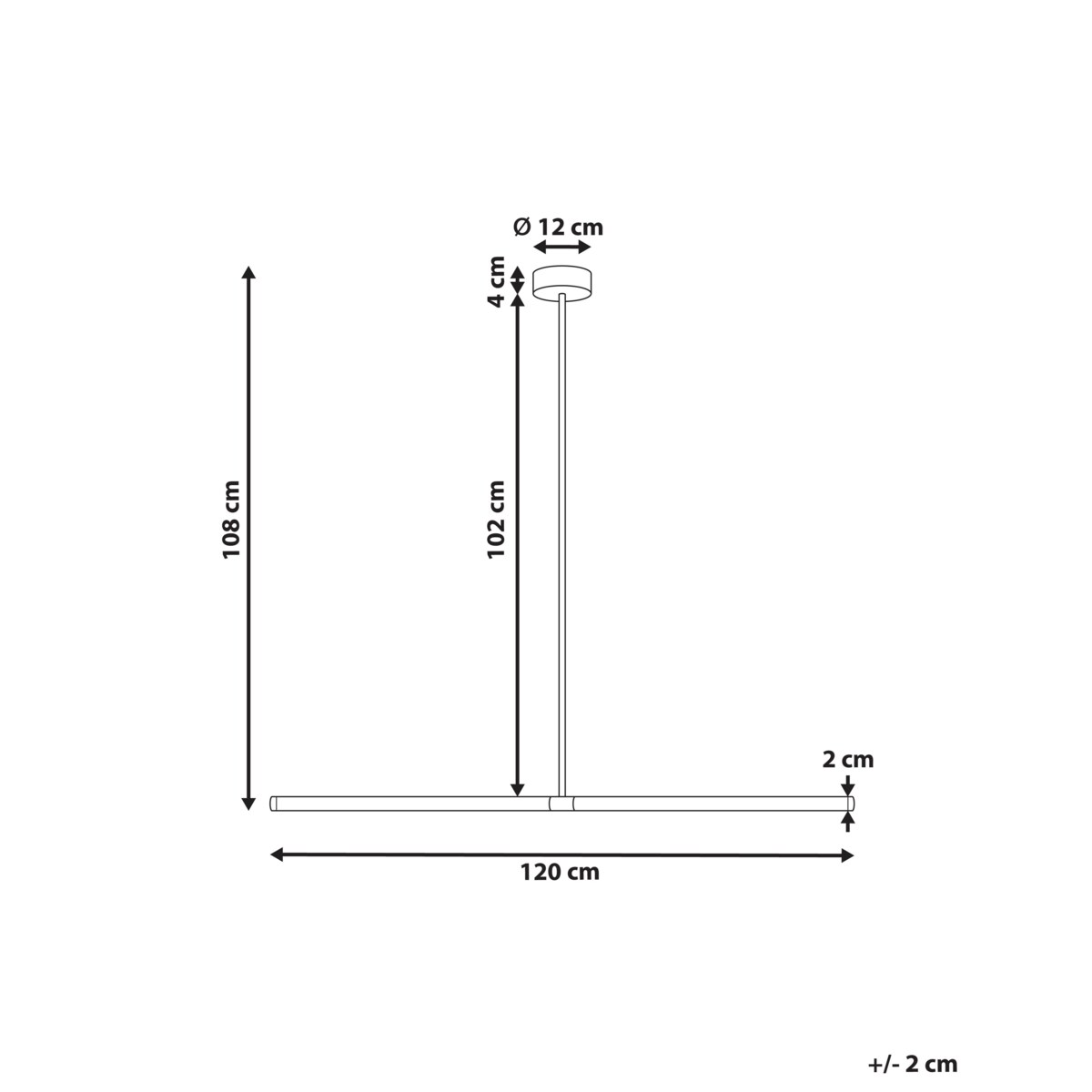 Lampa wisząca LED MAGARA Metal Czarny