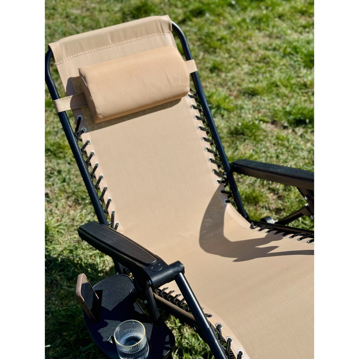 Leżak wielopozycyjny ogrodowy GRAVITY składany
