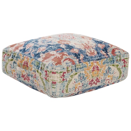 Poduszka podłogowa bawełniana 50 x 50 x 20 cm wielokolorowa OUED