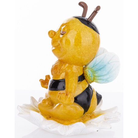 Dekoracja - para kolorowych pszczółek 10x9x9 cm API joginki