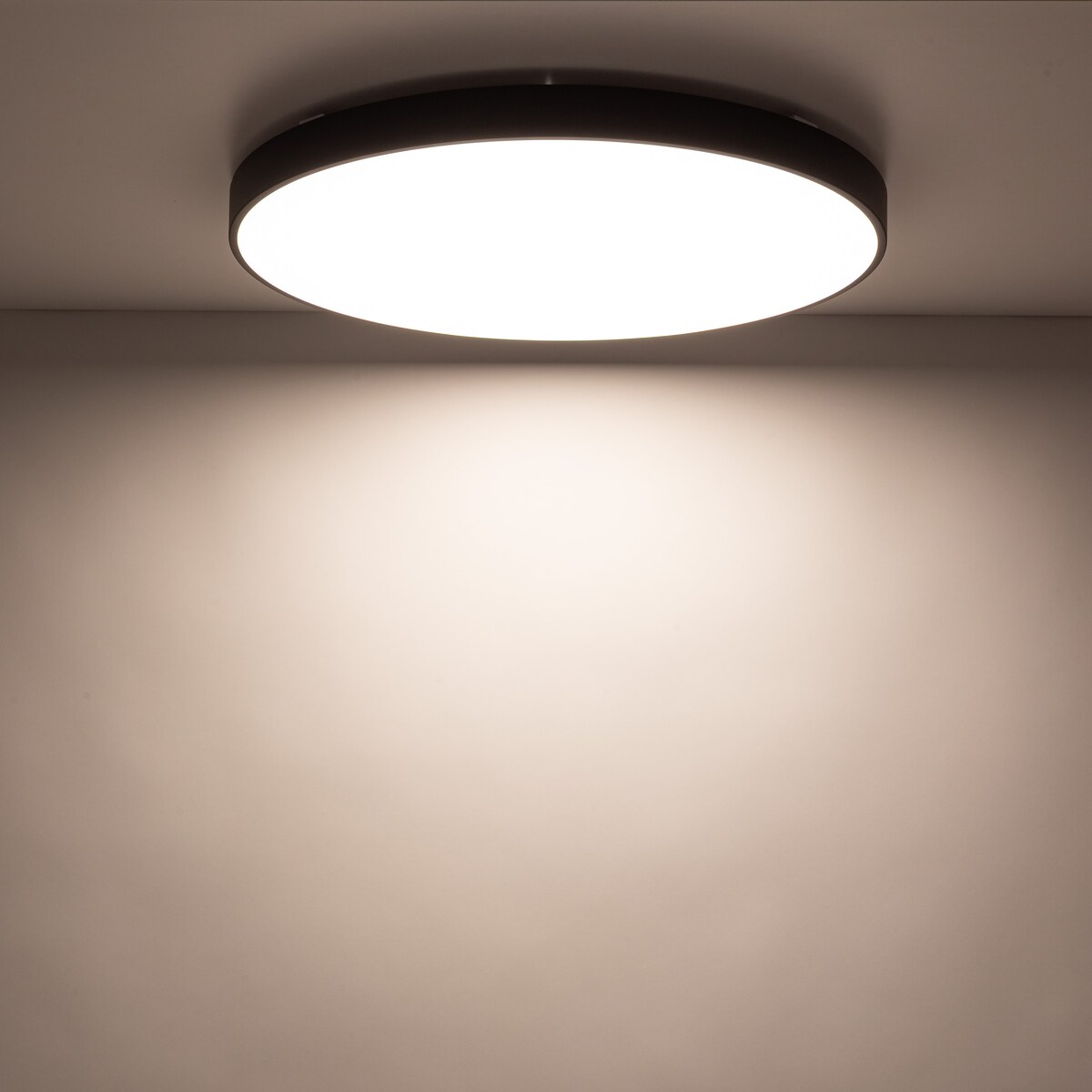Lampa Sufitowa Łazienkowa Tk Lighting Velis Czarny Plafon Led 60W Ip54 Zmienna Barwa, Ściemniany