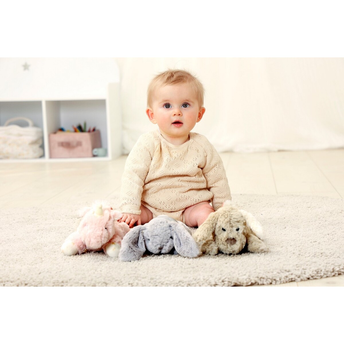 Pluszowy projektor dla dzieci - Królik Benny - przyjaciel do snu - Cloud b® Dream Buddies™