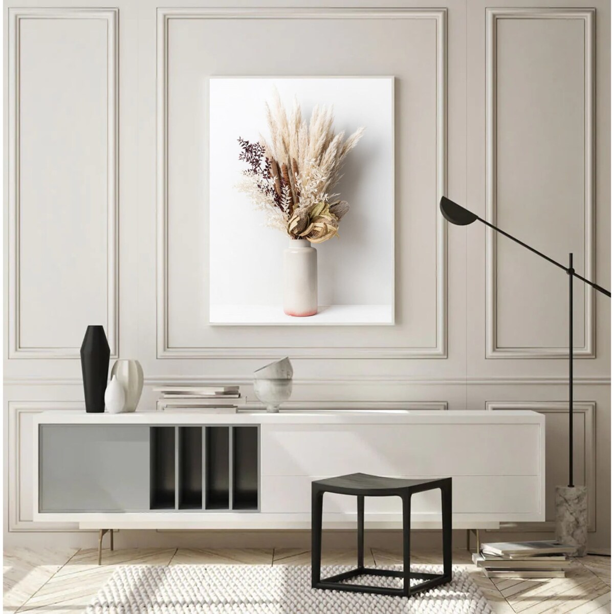 Poster Story, Plakat, Obraz - Suszony Bukiet w Wazonie, wymiary 21 x 30 cm