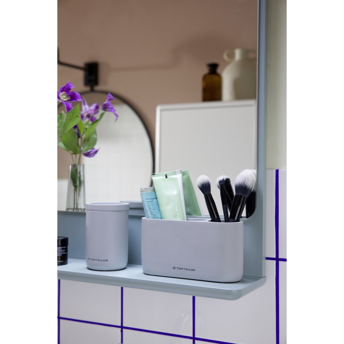 Organizer łazienkowy kubek dwukomorowy TOM TAILOR