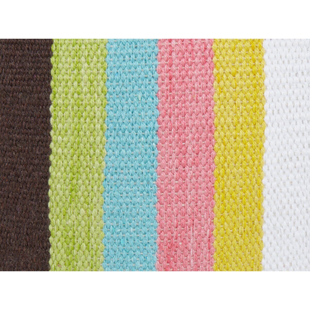 Puf bawełniany 45 x 45 cm wielokolorowy MONEASA