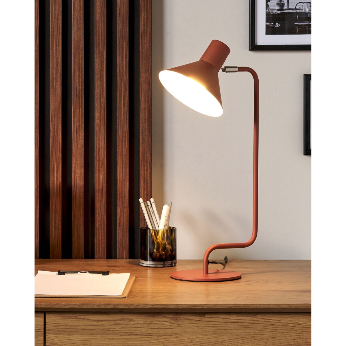 Lampa biurkowa RIMAVA Regulowana Metal Pomarańczowy