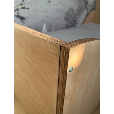 Łóżko Dziecięce drewniane pojedyncze CERTYFIKOWANE dla dzieci 194cm