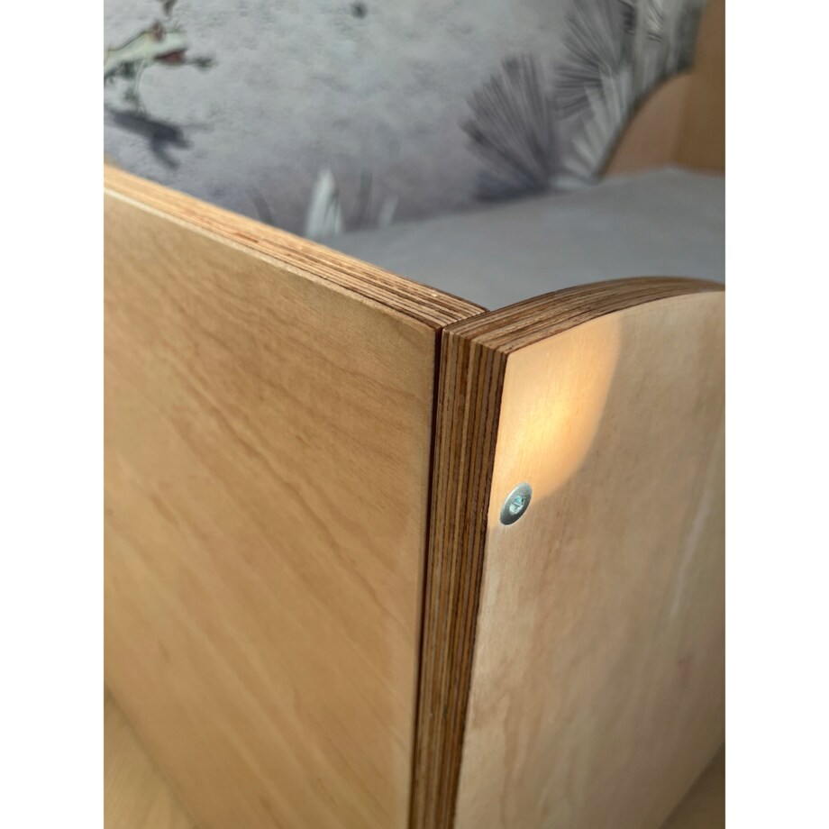 Łóżko Dziecięce drewniane pojedyncze CERTYFIKOWANE dla dzieci 194cm