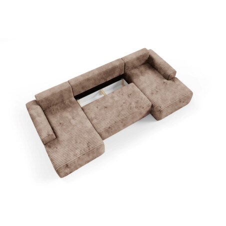 Narożnik SONTII U gruby sztruks Kolor: TILIA 17