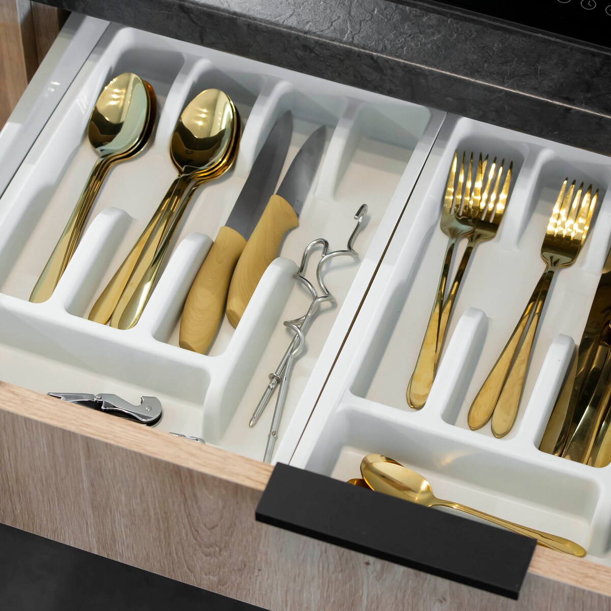 Wkład Do Szuflady Na Sztućce Organizer Przybory 2 szt.