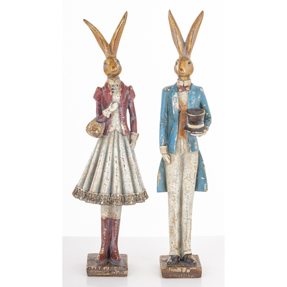 Dekoracja - para królików 31,5x6,5x5 i 31,5x9,5x8 cm CITTADINI-2