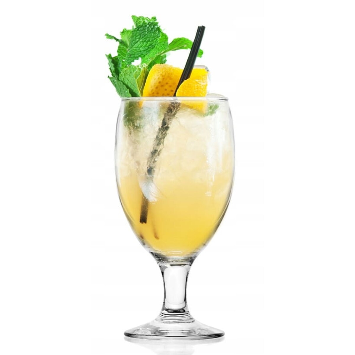 Pokal Szklanka Kielich do Koktajli Piwa Soków 500 ml na Nóżce Stopce Gładka