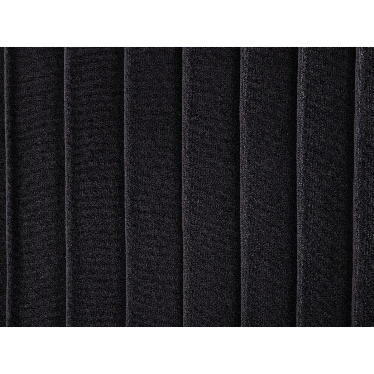 Fotel welurowy czarny TROMSO