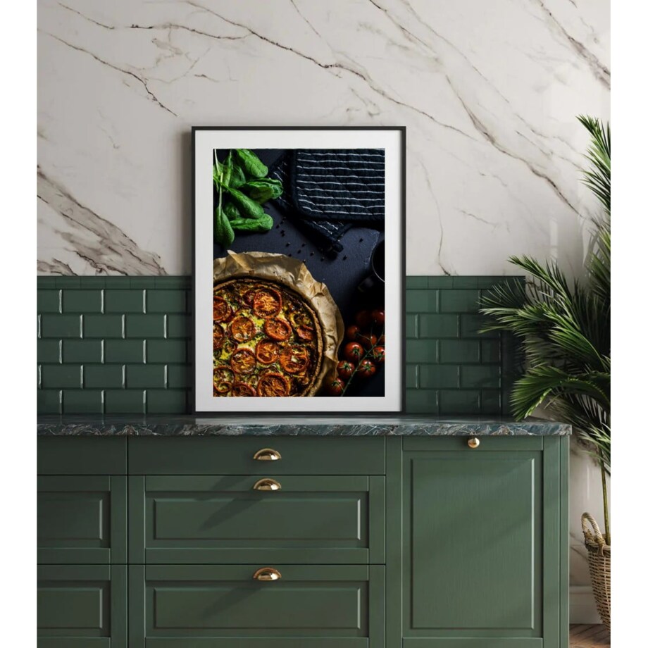 Poster Story, Plakat, Obraz - Pizza z Suszonymi Pomidorami, wymiary 60 x 84 cm