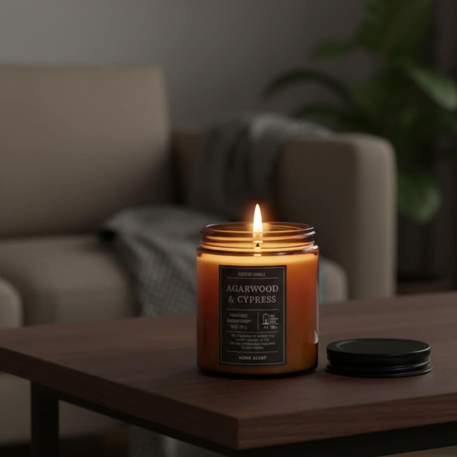 Świeczka zapachowa HOME SCENT, 30 h palenia