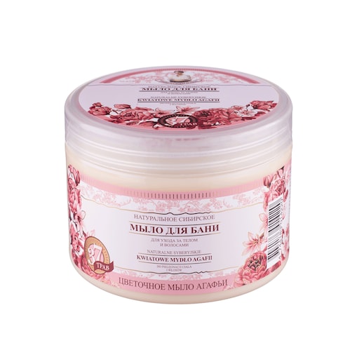 Ziołowe Syberyjskie KWIATOWE MYDŁO do mycia ciała włosów regeneracja odnowa