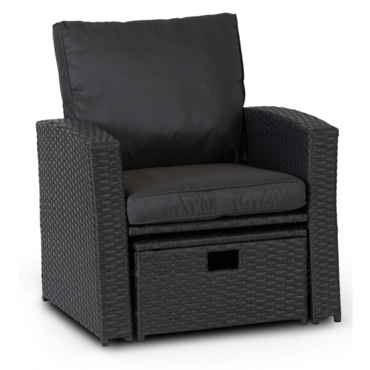 Zestaw Meble Ogrodowe Technorattan Na Taras Ogród Komplet Szare FLORYDA