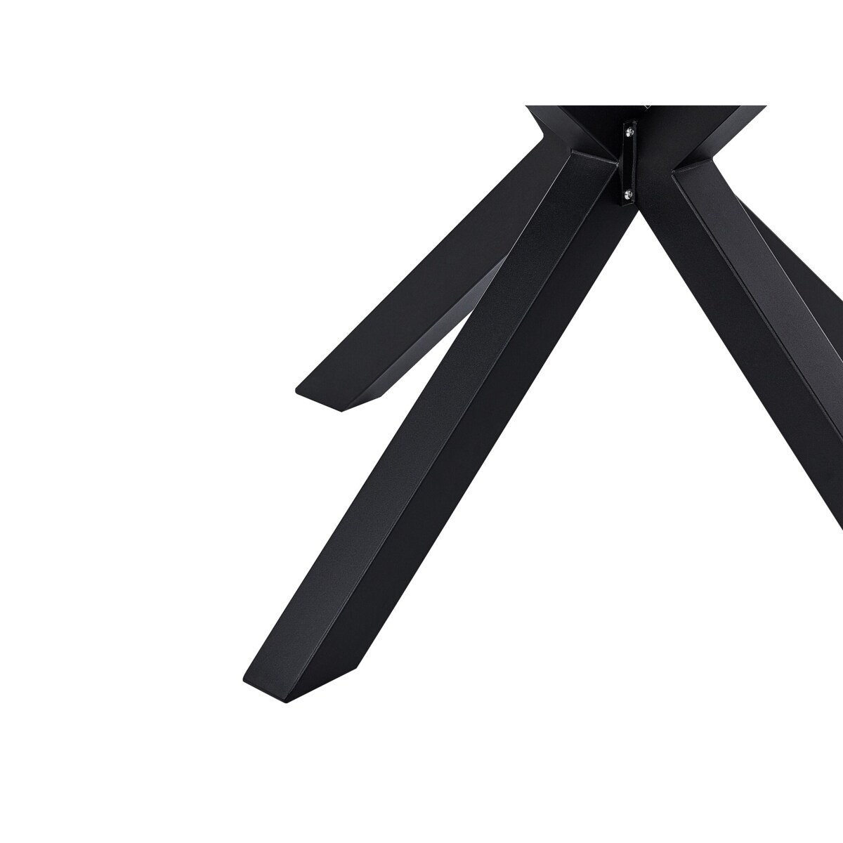 Stół ogrodowy okrągły  ⌀120 cm czarny MALETTO