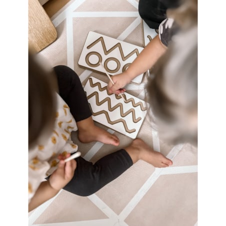 Zestaw 6 tabliczek grafomotorycznych