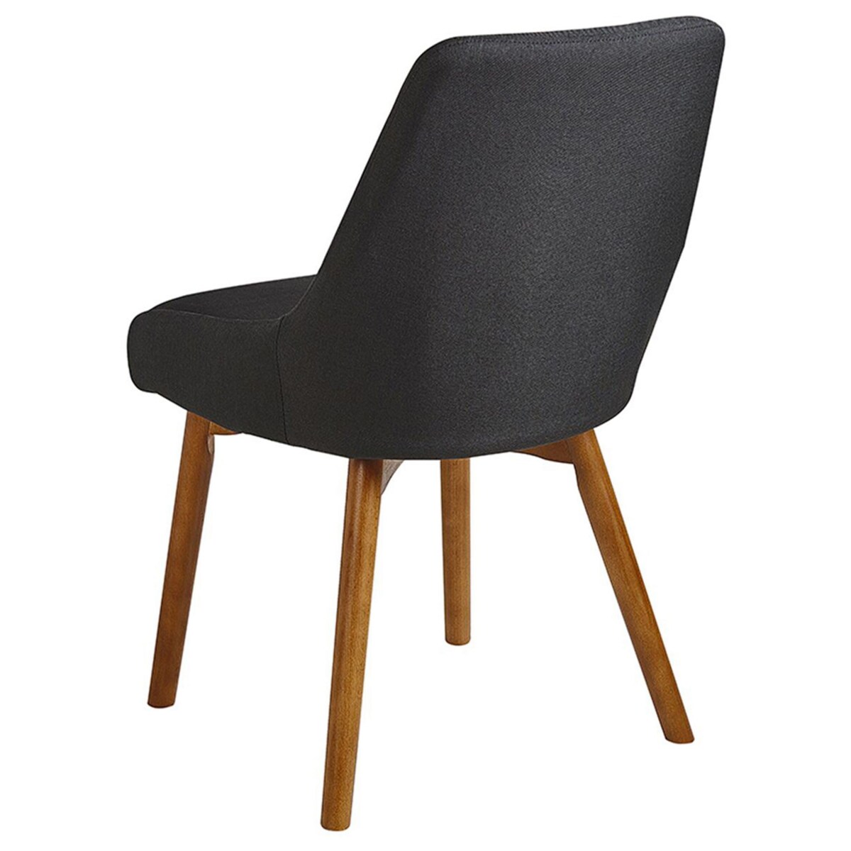 Zestaw 2 krzeseł do jadalni czarny MELFORT